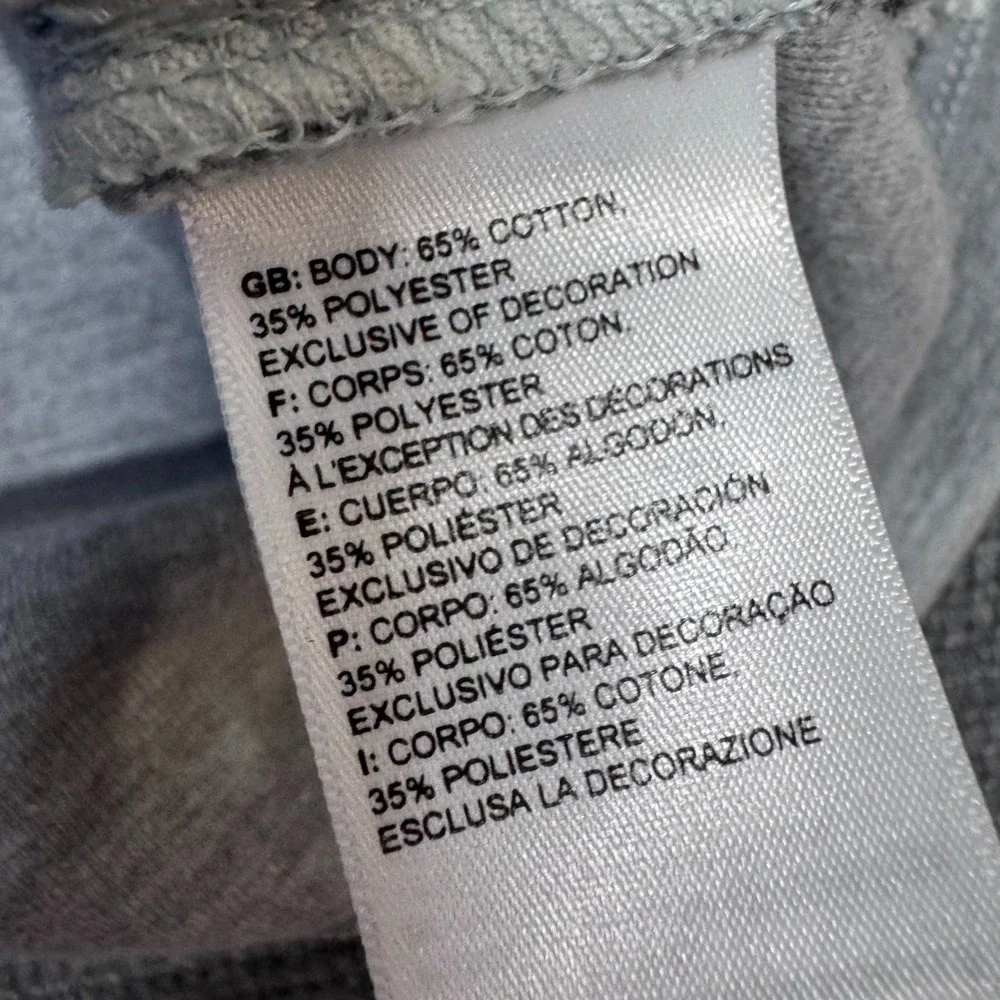 The North Face Mens Full Zip Sweatshirt Gray Heather Mock Neck Jacket Size M